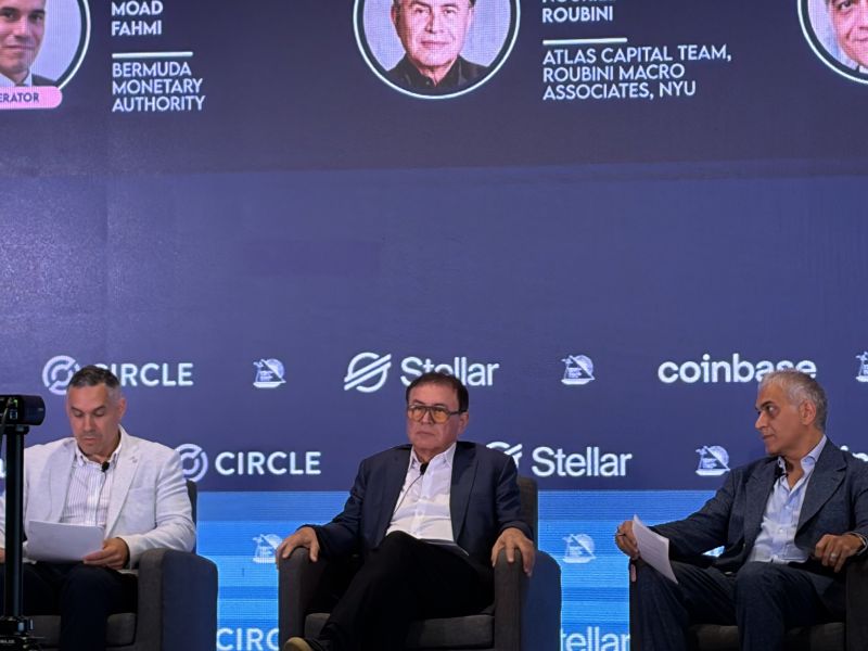 Image for the Tweet beginning: Next up @nouriel what does